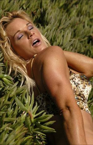 Muscularity Wild Blonde Bombshell on myfans.pics