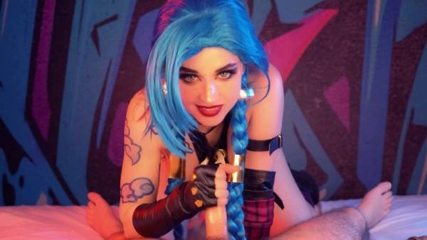 AeryTiefling Jinx Cosplay Porn | Blowjob, Cowgirl and Doggy on myfans.pics