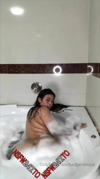 Bad Penelope bathtub show onlyfans porn videos on myfans.pics