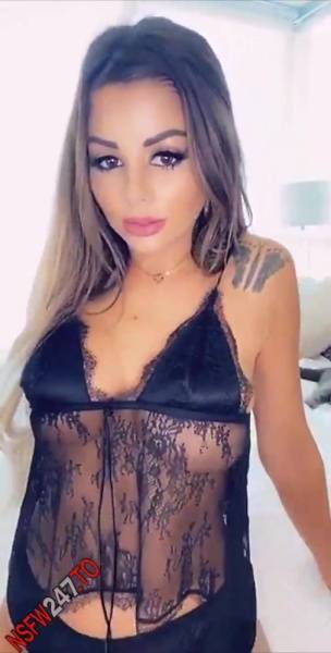 Juli Annee black outfit tease snapchat premium xxx porn videos on myfans.pics
