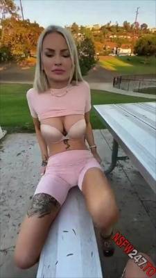 Viking Barbie & Layna Boo outdoor dildo fuck show snapchat premium porn videos on myfans.pics