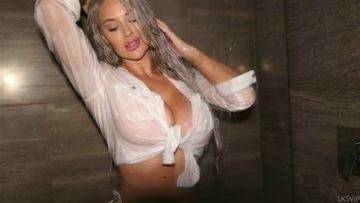Laci Kay Somers Topless Wet Shower Video Leaked on myfans.pics