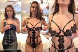 Christina Khalil Sexy Lingerie Boob Play Video Leaked on myfans.pics