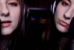 AftynRose ASMR Twin Moaning & Kissing Video! on myfans.pics