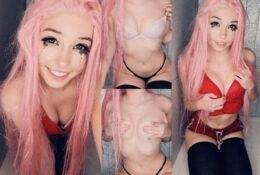Belle Delphine Red Snapchat Shower Singing on myfans.pics