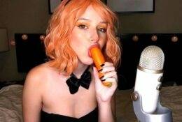 Diddly Easter Bunny Eats a Carrot Lewd ASMR Video on myfans.pics