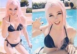 Belle Delphine Sexy Holiday Fun in the Pool Video on myfans.pics