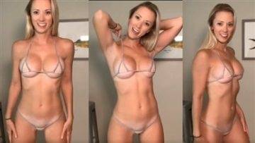 Vicky Stark Micro Bikini Try On Nude Video Leaked on myfans.pics
