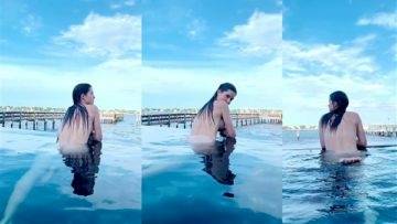 Amanda Cerny Nude Swimming Video Leaked on myfans.pics