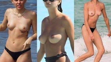 Celebrities Nude Beach Collection on myfans.pics