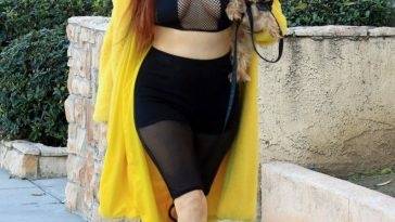 Phoebe Price Takes Her Dog Out For a Morning Walk in Los Angeles - Los Angeles on myfans.pics
