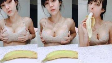 CinCinBear Nude Banana Blowjob Video  on myfans.pics