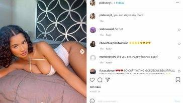 Piabunny1 Ebony Slut Showing Tasty Ass And Getting Masturbated OnlyFans Insta Leaked Videos on myfans.pics