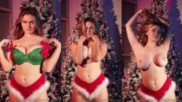 Megan Guthrie Nude Boobs Teasing in Christmas Video Leaked on myfans.pics