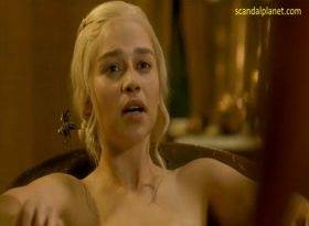 Emilia Clarke Nude Boobs In Game of Thrones Sex Scene on myfans.pics
