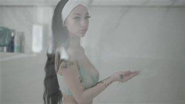 Bhad Bhabie Topless Nipple Visible in Shower Video Leaked on myfans.pics