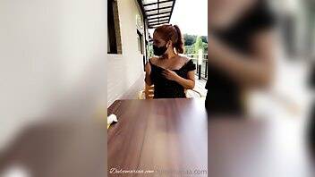 DulceMariaa - Touching Herself In Public on myfans.pics
