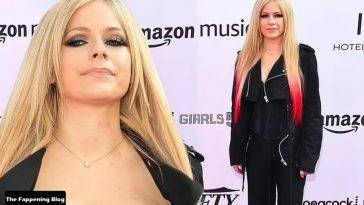 Avril Lavigne Flaunts Her Sexy Boobs at Variety 19s 2021 Music Hitmakers Brunch in LA on myfans.pics