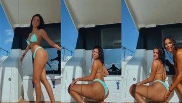 Malu Trevejo Topless Bikini Thong Twerking Video Leaked on myfans.pics