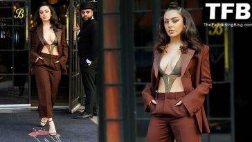 Charli XCX Shows Off Her Sexy Tits in New York - New York on myfans.pics