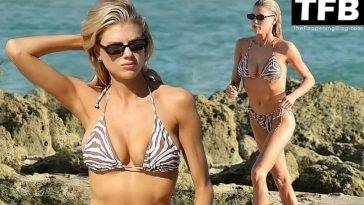 Charlotte McKinney Hits the Beach in Miami - Charlotte on myfans.pics
