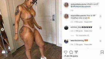 Pandasupreme Ebony Thot Showing Her Pussy OnlyFans Insta Leaked Videos on myfans.pics