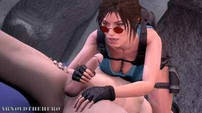 Classic Lara Croft handjob (Arnoldthehero) [Tomb Raider] on myfans.pics