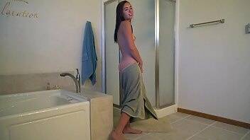 Brandibraids after shower towel striptease joi xxx video on myfans.pics