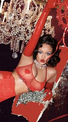 Rihanna See Through Lingerie Photoshoot Set Leaked - Barbados on myfans.pics