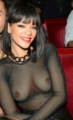 Rihanna Nude Sheer See Through Dress Nip Slip Photos Leaked - Barbados on myfans.pics