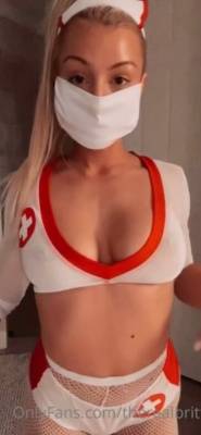 Therealbrittfit Naughty Nurse Onlyfans Video on myfans.pics