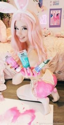 Belle Delphine Ass Painting  Video on myfans.pics