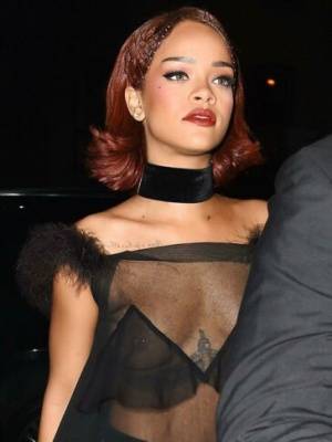 Rihanna Candid See-Through Nipple Slip Photos Leaked - Barbados on myfans.pics