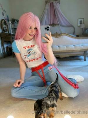 Belle Delphine And Puppy Onlyfans Set Leaked on myfans.pics