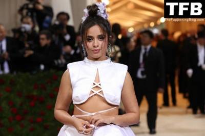 Camila Cabello Poses Braless at The 2022 Met Gala in NYC on myfans.pics