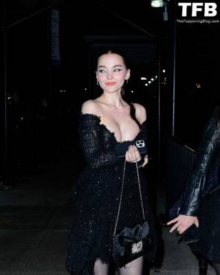 Dove Cameron Flaunts Her Tits As She Arrives at the Standard Hotel Met Gala Afterparty on myfans.pics