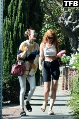 Rumer and Tallulah Willis Put a Smile on Each Other 19s Faces While Visiting Sister Scout in Los Feliz on myfans.pics