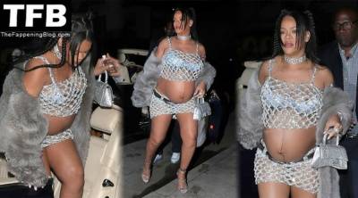 Rihanna Flashes Her Areolas as She Celebrates Her First Mother 19s Day with ASAP Rocky at Giorgio Baldi on myfans.pics