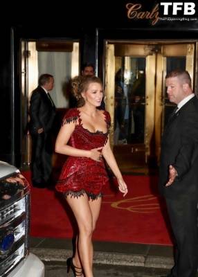 Leggy Blake Lively Exits a MET Gala After-Party in NYC on myfans.pics