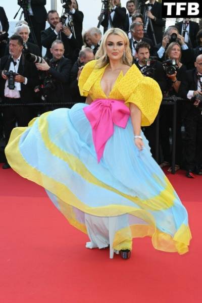 Tallia Storm Attends the Opening Ceremony Red Carpet for the 75th Annual Cannes Film Festival on myfans.pics