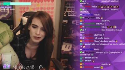 Missellacronin down her shirt on stream innocent twitch thot xxx premium porn videos on myfans.pics