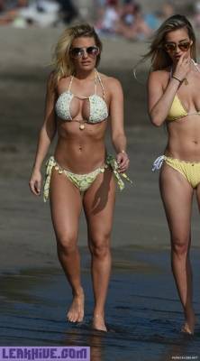  Ferne McCann & Danielle Armstrong Bikini Beach Shots on myfans.pics
