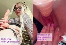 Belle Delphine Dildo Fuck Dominant Roleplay Video  on myfans.pics