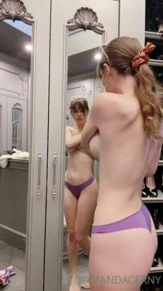 Amanda Cerny Nude Closet Striptease  Video  on myfans.pics