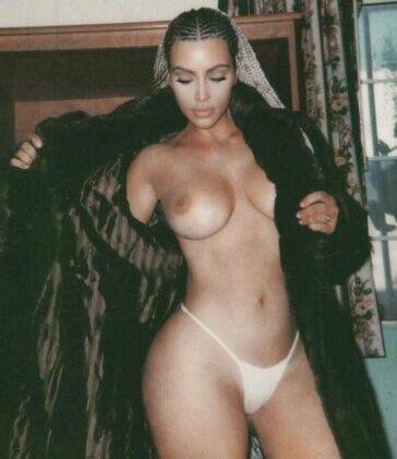 Kim Kardashian Nude Thong Magazine Photoshoot Set  - Usa on myfans.pics