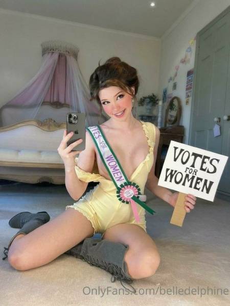 Belle Delphine Votes For Women  Set  on myfans.pics