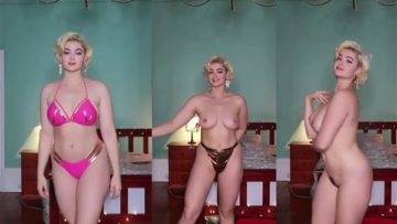 Stefania Ferrario Nude Bikini Try On Video  on myfans.pics