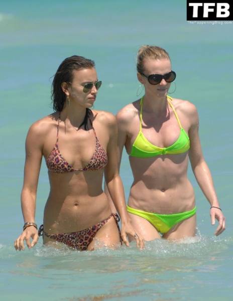 Irina Shayk & Anne Vyalitsyna Enjoy a Day on the Beach in Miami on myfans.pics