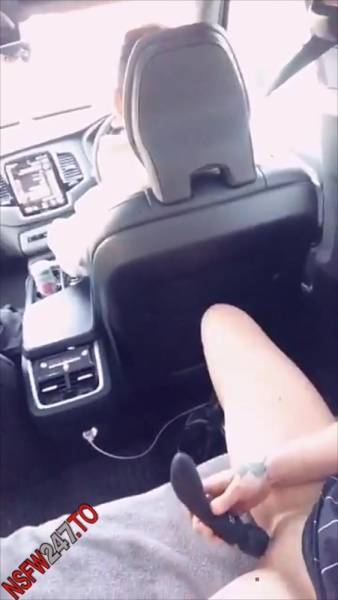 Mrs Bad pussy play on car backseat snapchat premium xxx porn videos on myfans.pics
