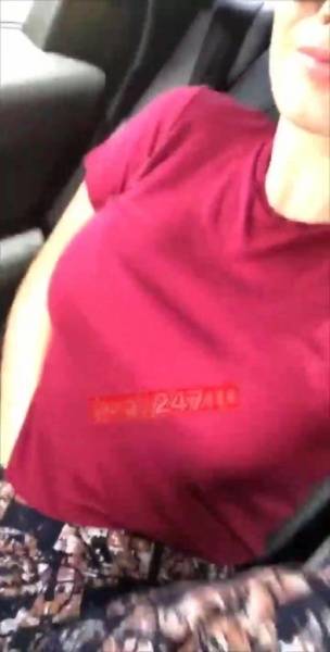 Eva Lovia little pussy fingering while driving on back seat snapchat premium 2019/05/23 on myfans.pics
